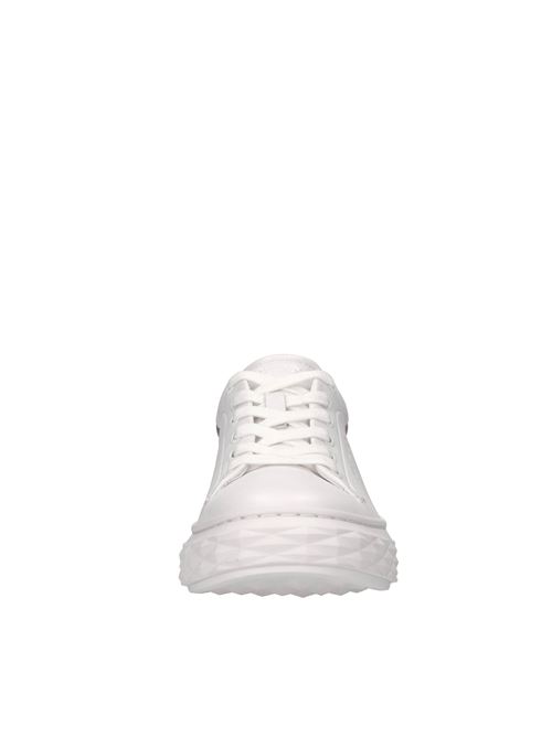 Sneakers in pelle JIMMY CHOO | DIAMOND MAXI/F II BFB 242BIANCO-ROSA